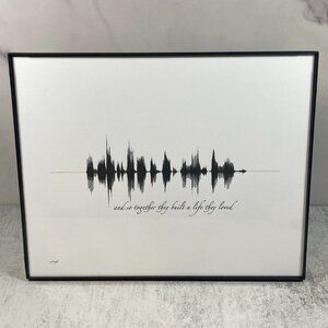 And So Together They Built A Life They Loved Soundwave 8x10 Contemporary Frame